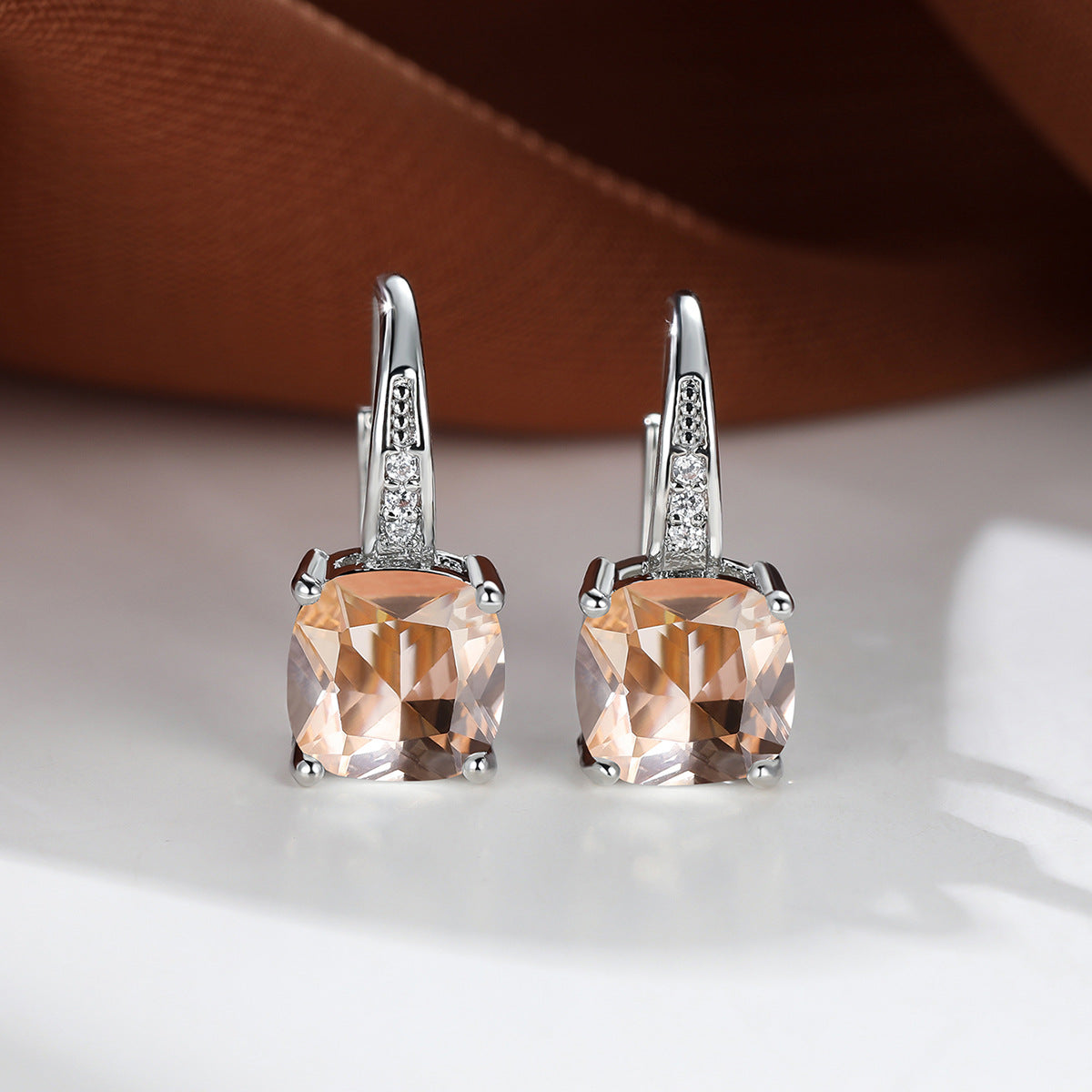 Orecchini Solar Pavé | Oro