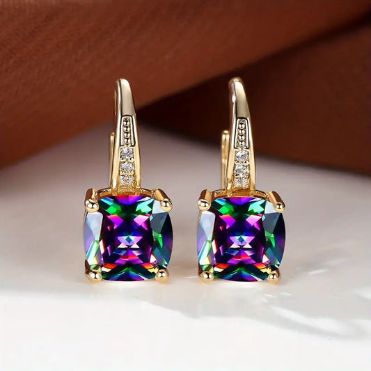 Orecchini Solar Pavé | Oro