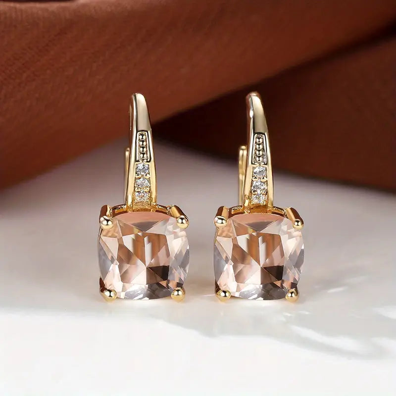 Orecchini Solar Pavé | Oro