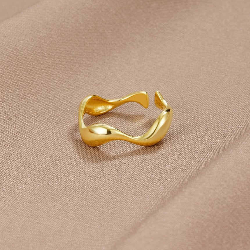 Anello Elyra Smooth Flow | Oro