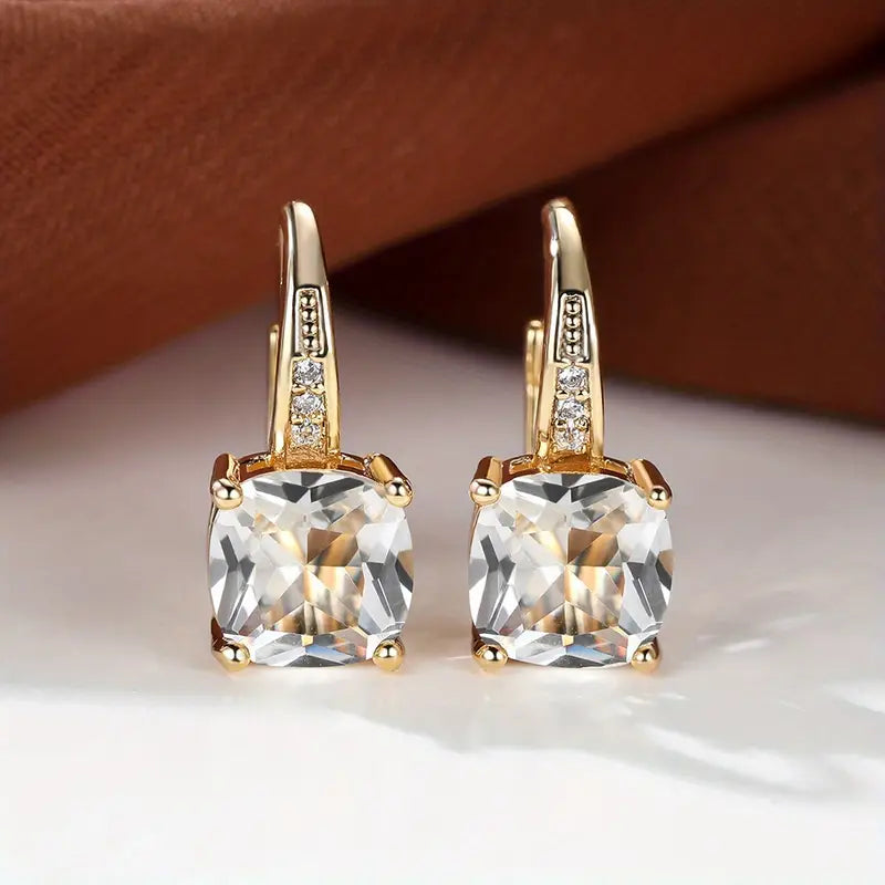 Orecchini Solar Pavé | Oro
