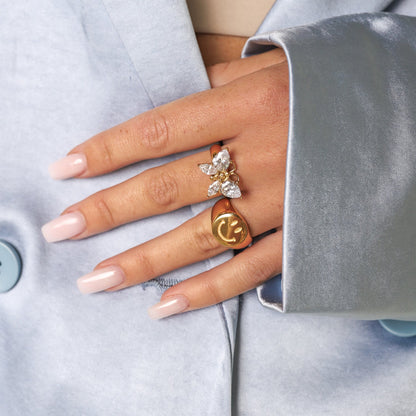Anello Bliss Placcato Oro