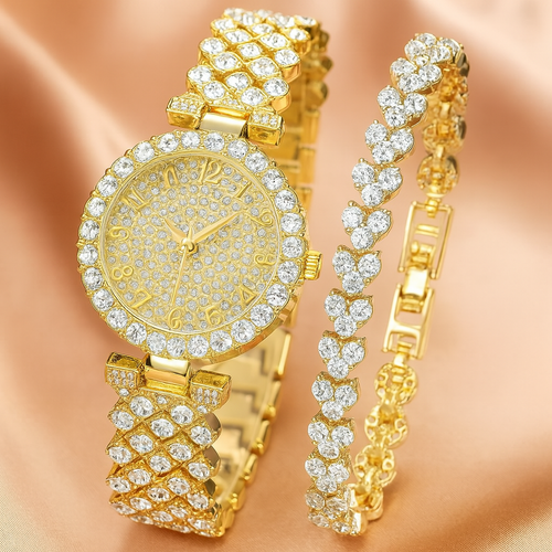 Set Orologio & Bracciale | Oro