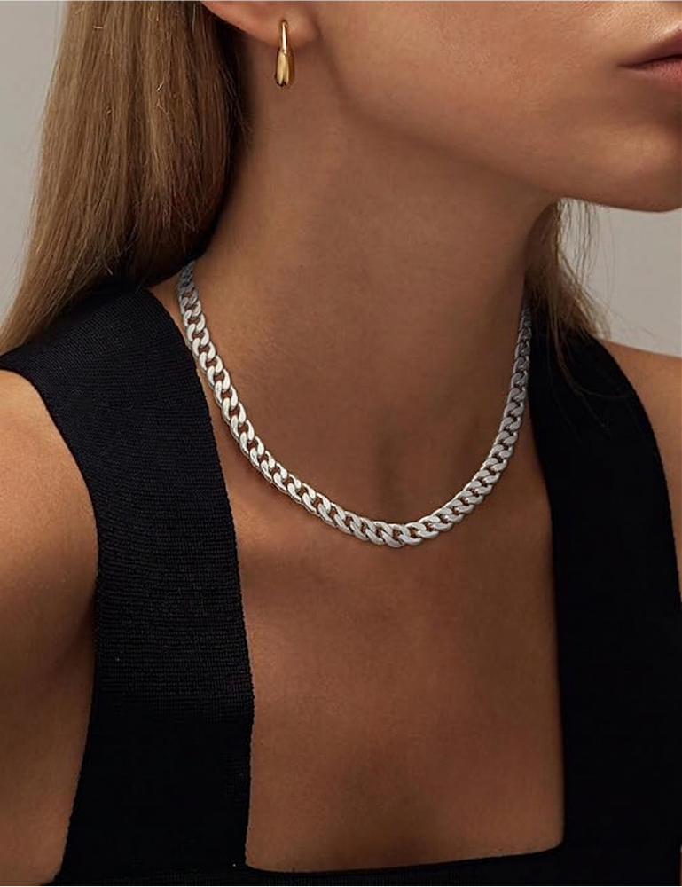 Collana Cubana a Maglie Spesse