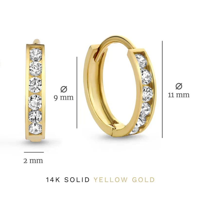 Set di Orecchini Dara Brillane Stone | Oro