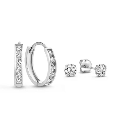 Set di Orecchini Dara Brillane Stone | Oro