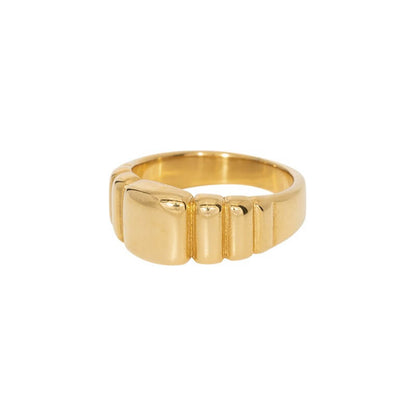 Anello Loafy Placcato Oro