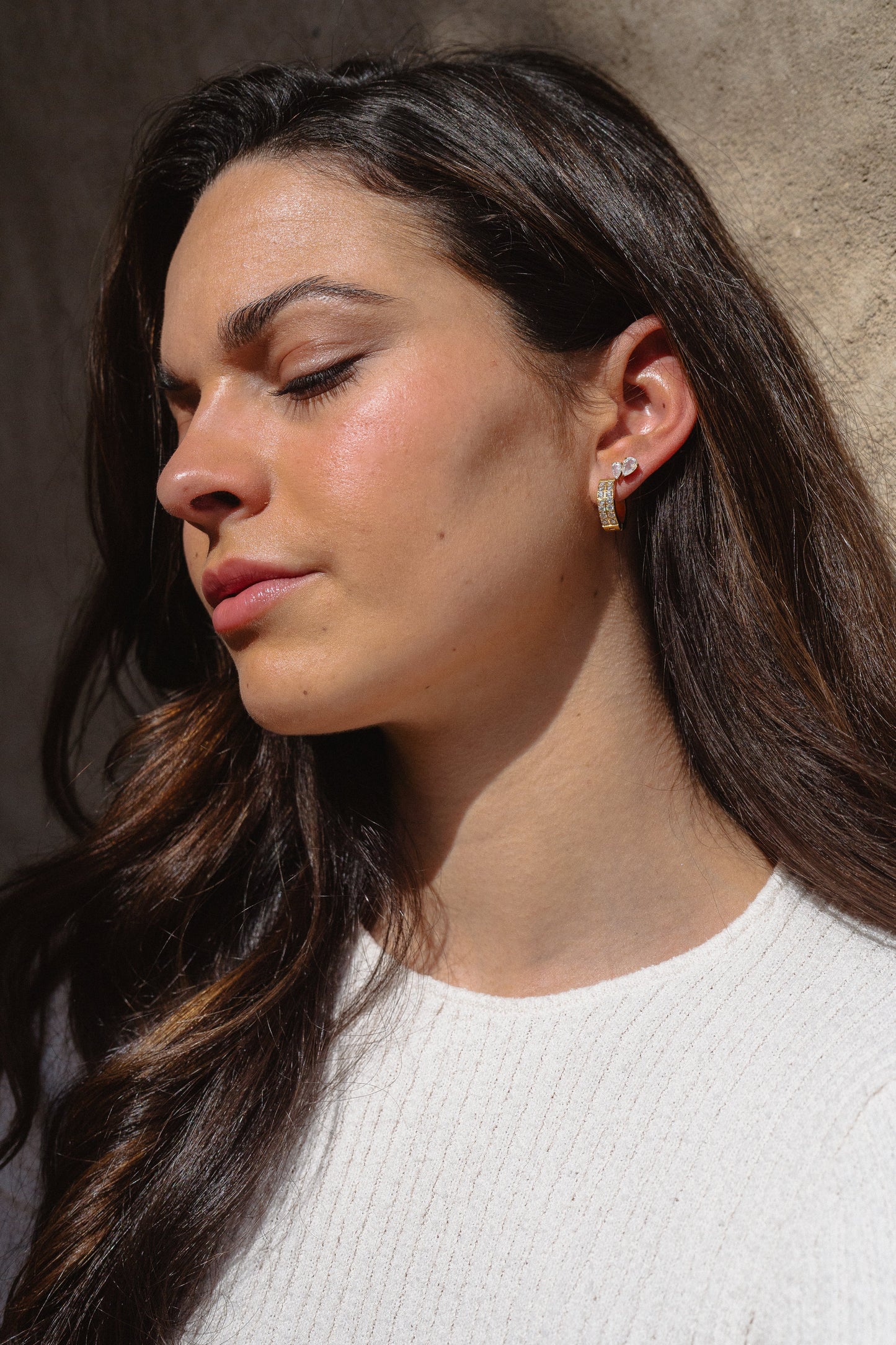 Orecchini DOUBLE PAVÉ