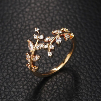 Anello Elegant Vine Gold | Oro