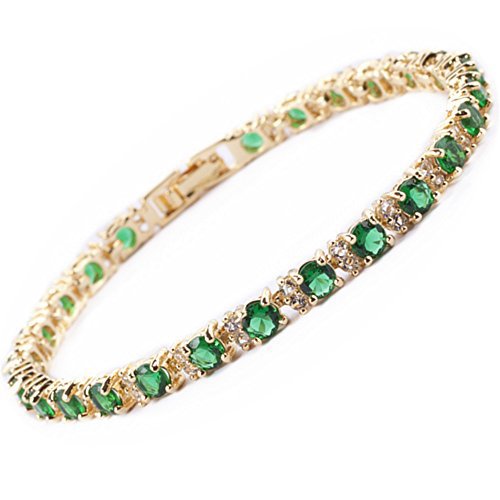 Bracciale Tennis Emerald Trio | Oro