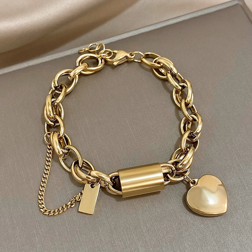 Bracciale Chunky Heartened