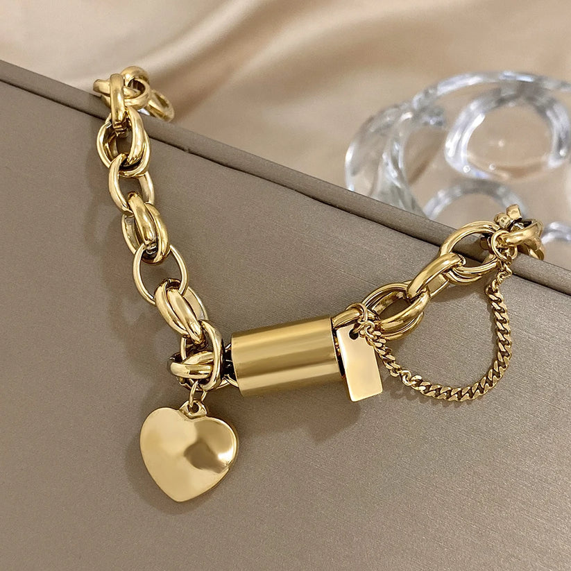 Bracciale Chunky Heartened