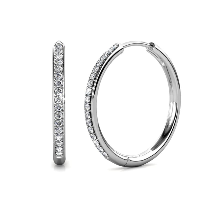 Orecchini Solar Pavé | Oro