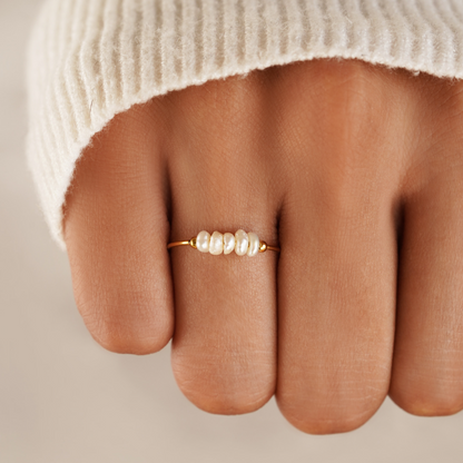 Grace - Anello con Perle d’Acqua Dolce