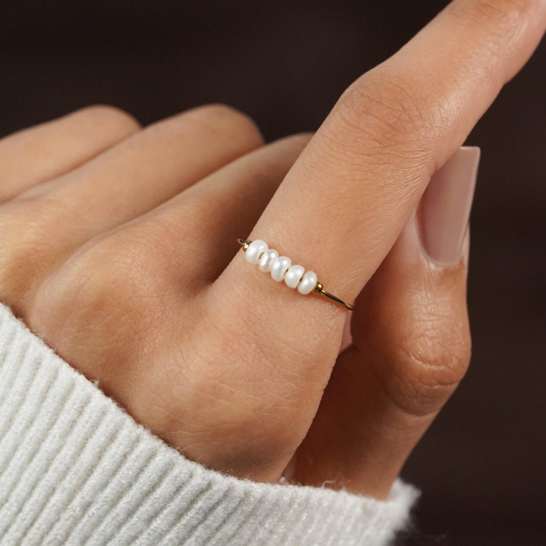 Grace - Anello con Perle d’Acqua Dolce
