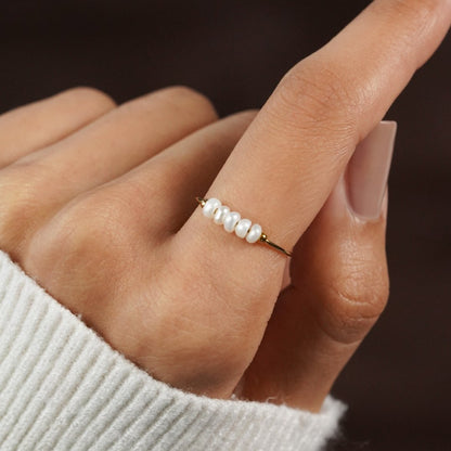 Grace - Anello con Perle d’Acqua Dolce