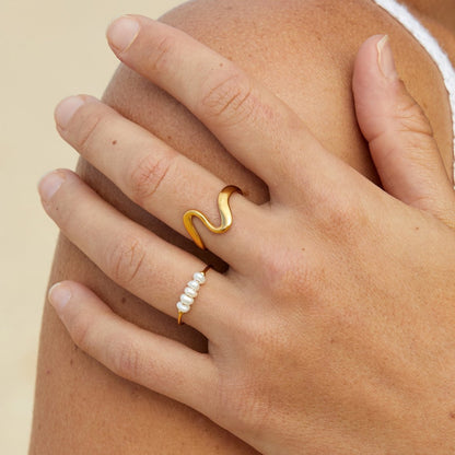 Grace - Anello con Perle d’Acqua Dolce
