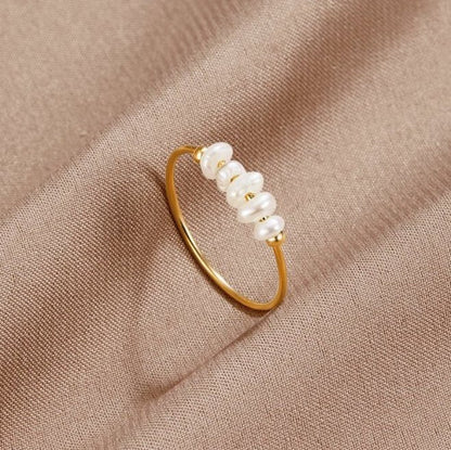 Grace - Anello con Perle d’Acqua Dolce
