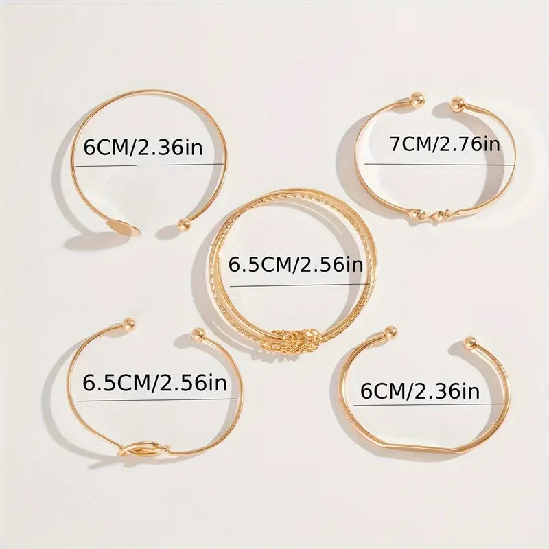 Set di Bracciali Elegance con Nodo