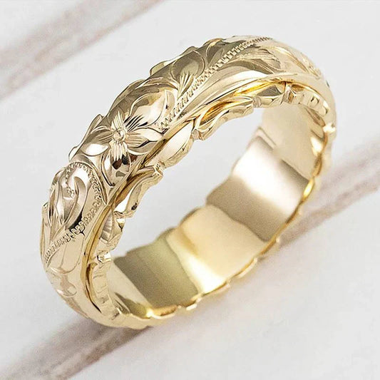 Anello Floreale Vintage  | Oro