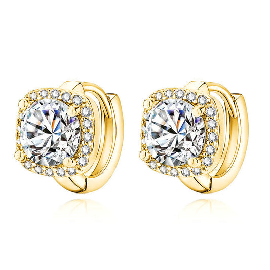 Orecchini Quadrati Nadine | Oro