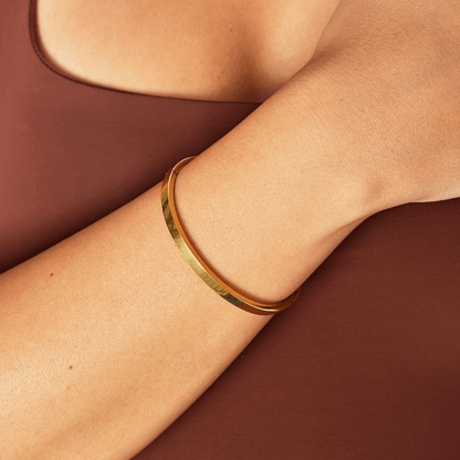 Bracciale rigido Lilah dorato