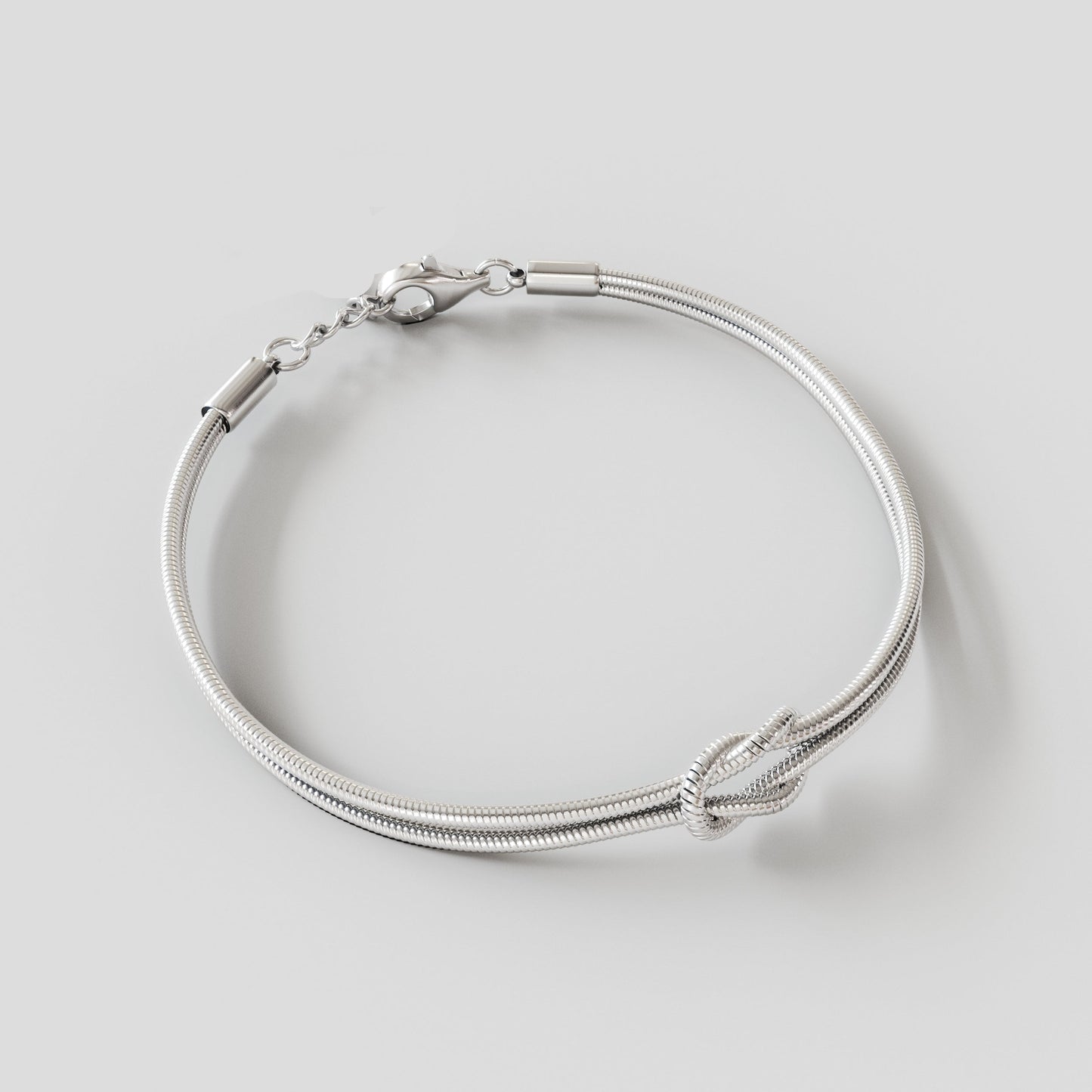 Bracciale infinito 1+1